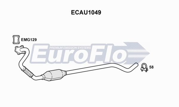 Catalytic Converter (ECAU1049)