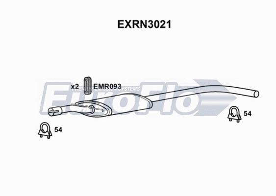 Centre Muffler (EXRN3021)
