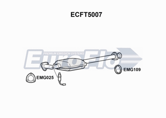 Catalytic Converter (ECFT5007)