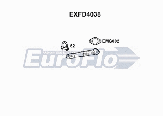 Exhaust Pipe (EXFD4038)