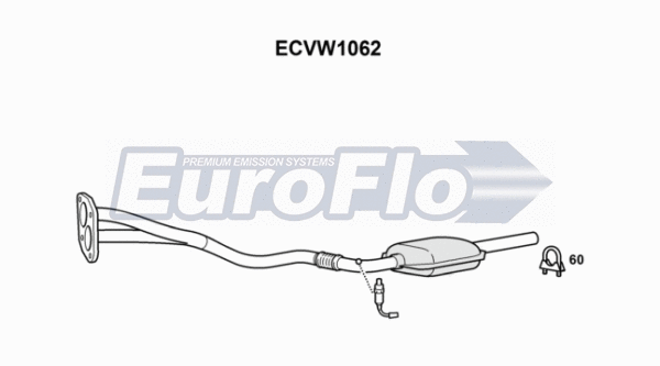 Catalytic Converter (ECVW1062)