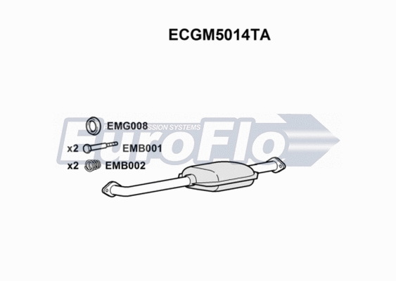 Catalytic Converter (ECGM5014TA)