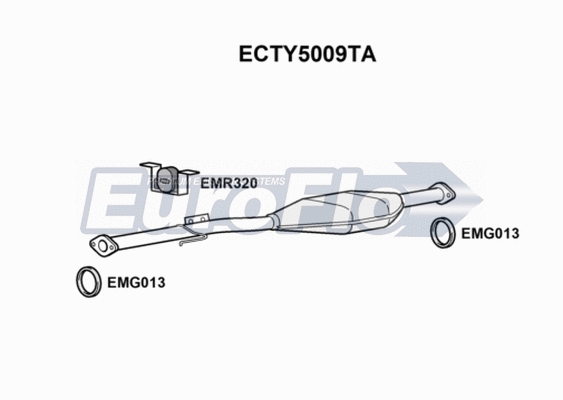 Catalytic Converter (ECTY5009TA)