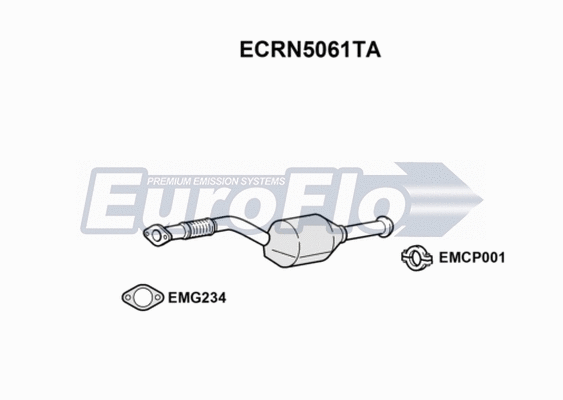 Catalytic Converter (ECRN5061TA)