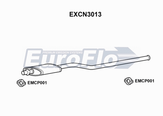Centre Muffler (EXCN3013)