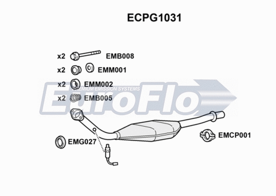 Catalytic Converter (ECPG1031)