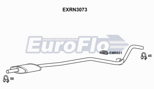 Centre Muffler (EXRN3073)