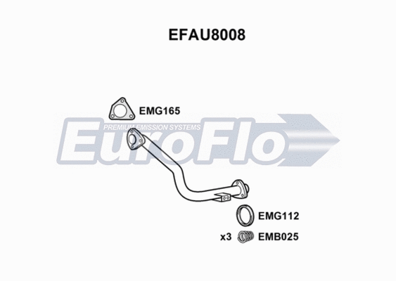 Exhaust Pipe (EFAU8008)