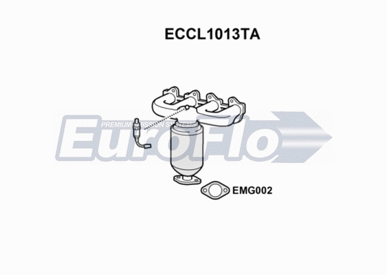 Catalytic Converter (ECCL1013TA)
