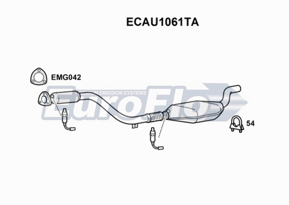 Catalytic Converter (ECAU1061TA)