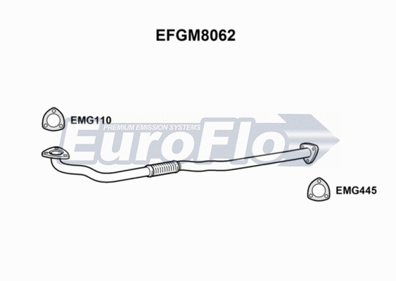 Exhaust Pipe (EFGM8062)