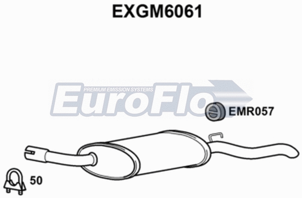 Rear Muffler (EXGM6061)
