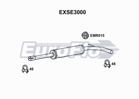 Centre Muffler (EXSE3000)