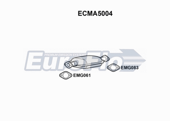 Catalytic Converter (ECMA5004)