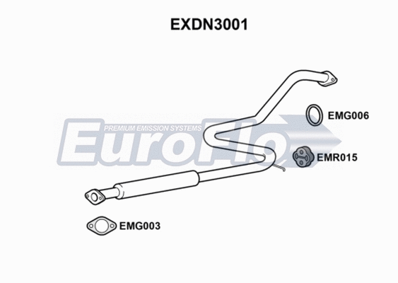 Centre Muffler (EXDN3001)