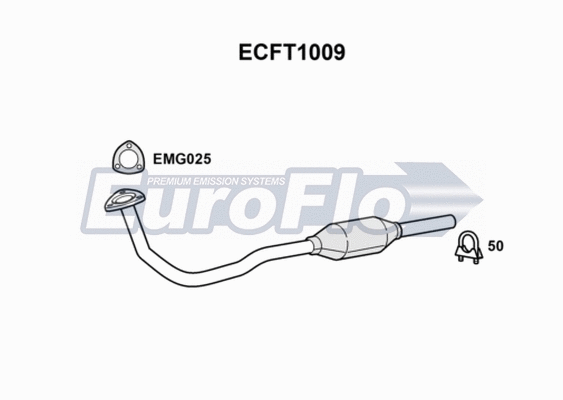 Catalytic Converter (ECFT1009)