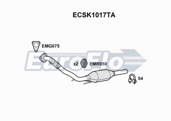Catalytic Converter (ECSK1017TA)