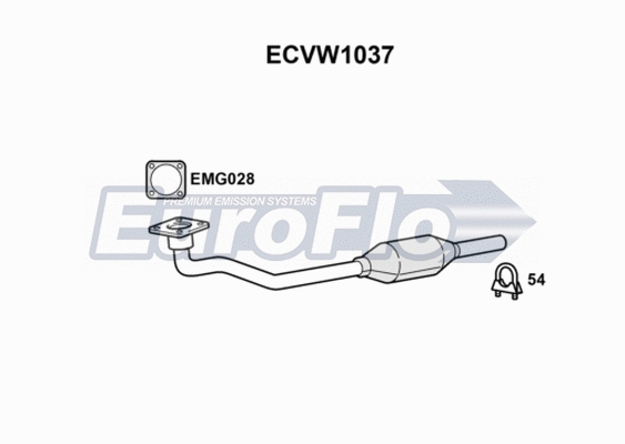 Catalytic Converter (ECVW1037)