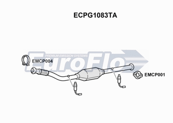 Catalytic Converter (ECPG1083TA)