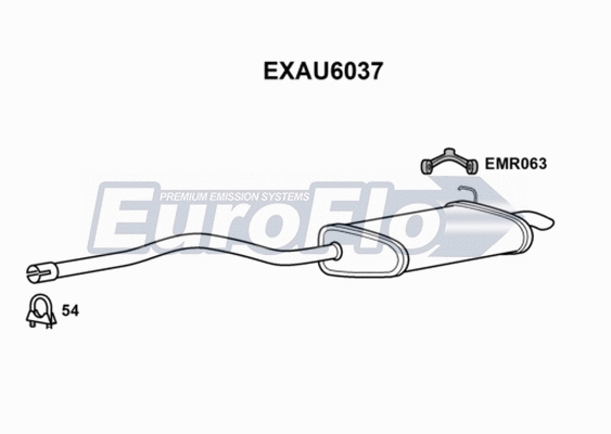 Rear Muffler (EXAU6037)