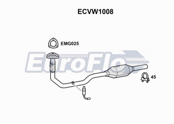 Catalytic Converter (ECVW1008)