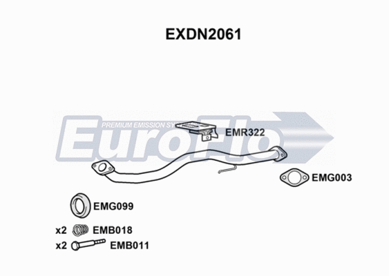 Exhaust Pipe (EXDN2061)