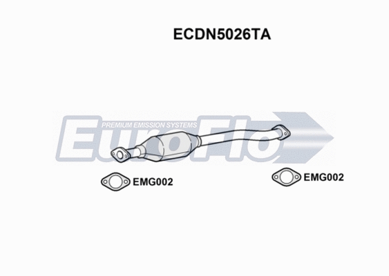 Catalytic Converter (ECDN5026TA)