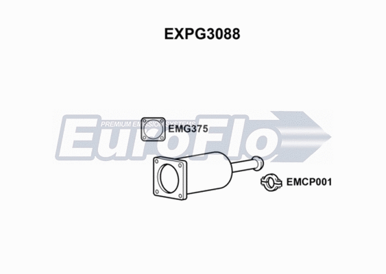 Centre Muffler (EXPG3088)