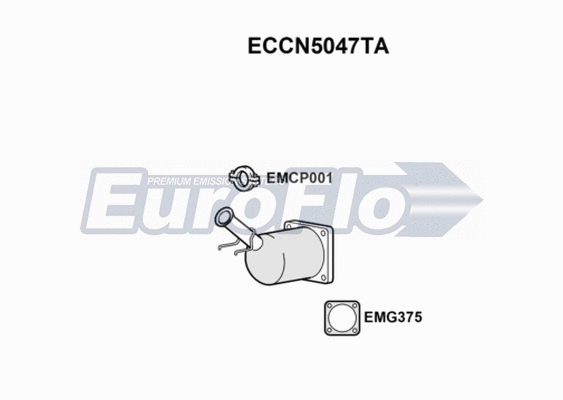 Catalytic Converter (ECCN5047TA)