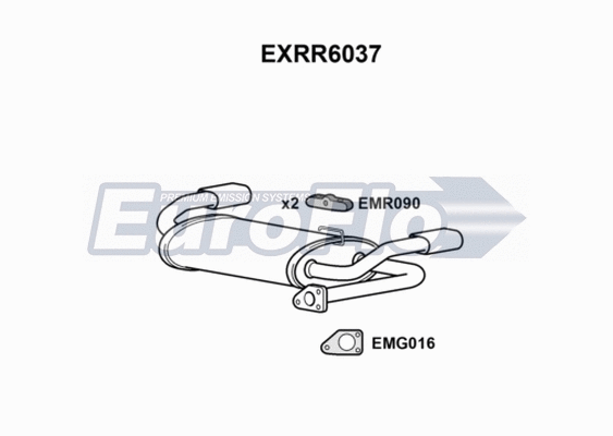 Rear Muffler (EXRR6037)