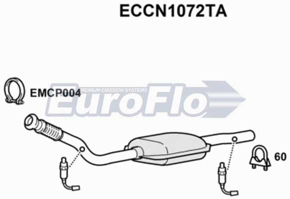 Catalytic Converter (ECCN1072TA)