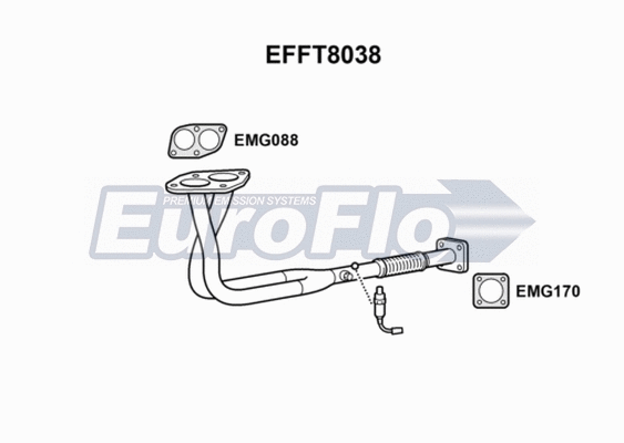 Exhaust Pipe (EFFT8038)