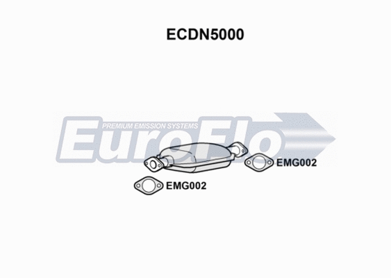 Catalytic Converter (ECDN5000)