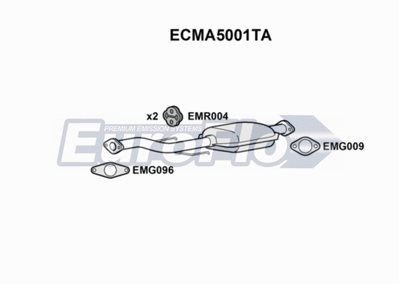Catalytic Converter (ECMA5001TA)