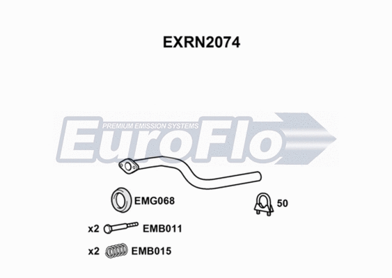 Exhaust Pipe (EXRN2074)