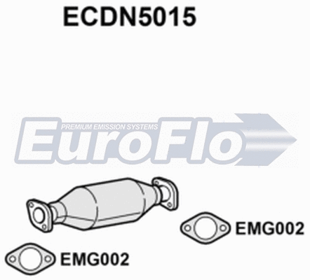 Catalytic Converter (ECDN5015)