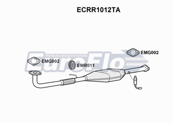 Catalytic Converter (ECRR1012TA)