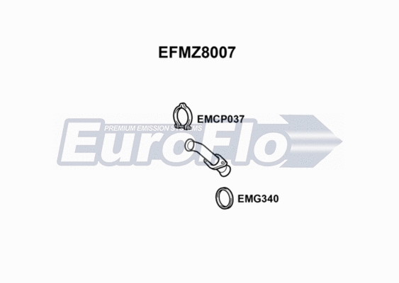 Exhaust Pipe (EFMZ8007)