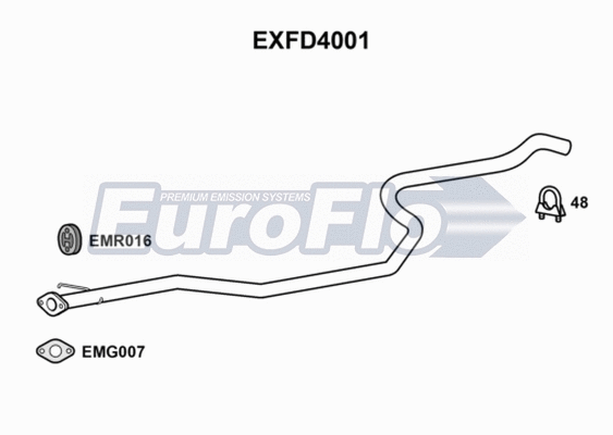 Exhaust Pipe (EXFD4001)