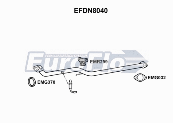 Exhaust Pipe (EFDN8040)