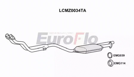 Catalytic Converter (LCMZ0034TA)