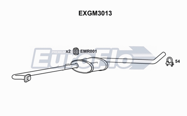 Centre Muffler (EXGM3013)