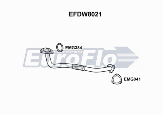 Exhaust Pipe (EFDW8021)