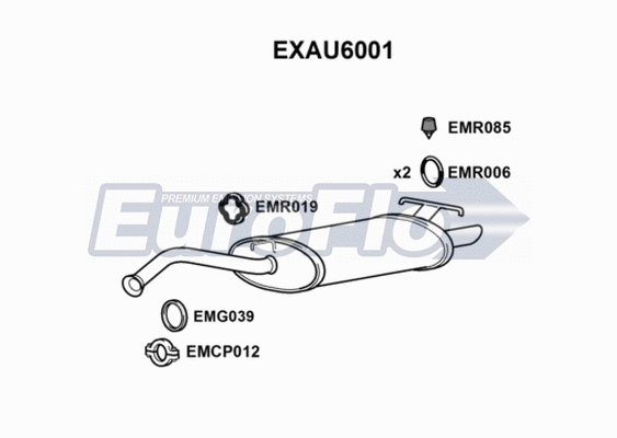 Rear Muffler (EXAU6001)
