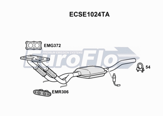 Catalytic Converter (ECSE1024TA)