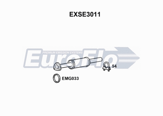 Centre Muffler (EXSE3011)