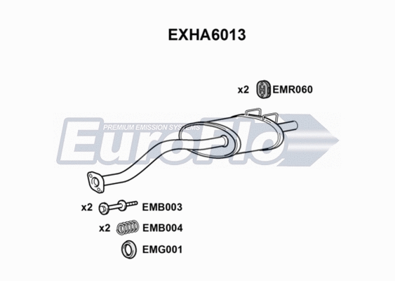 Rear Muffler (EXHA6013)