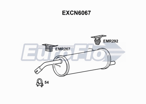 Rear Muffler (EXCN6067)