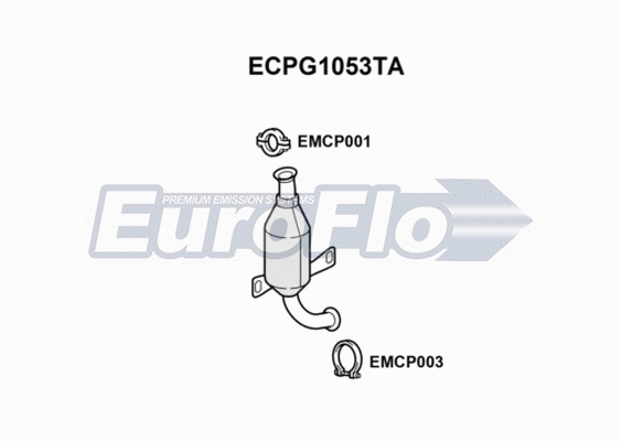 Catalytic Converter (ECPG1053TA)
