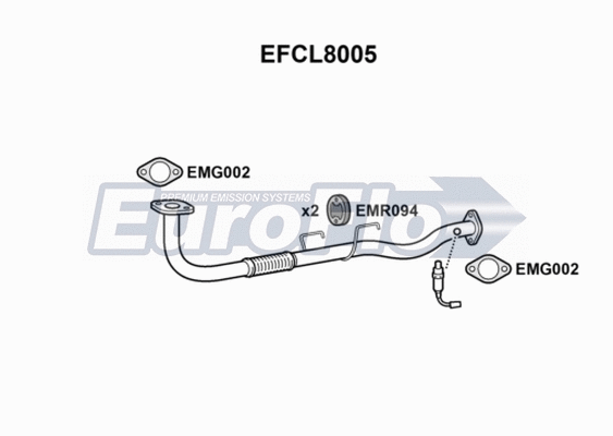Exhaust Pipe (EFCL8005)